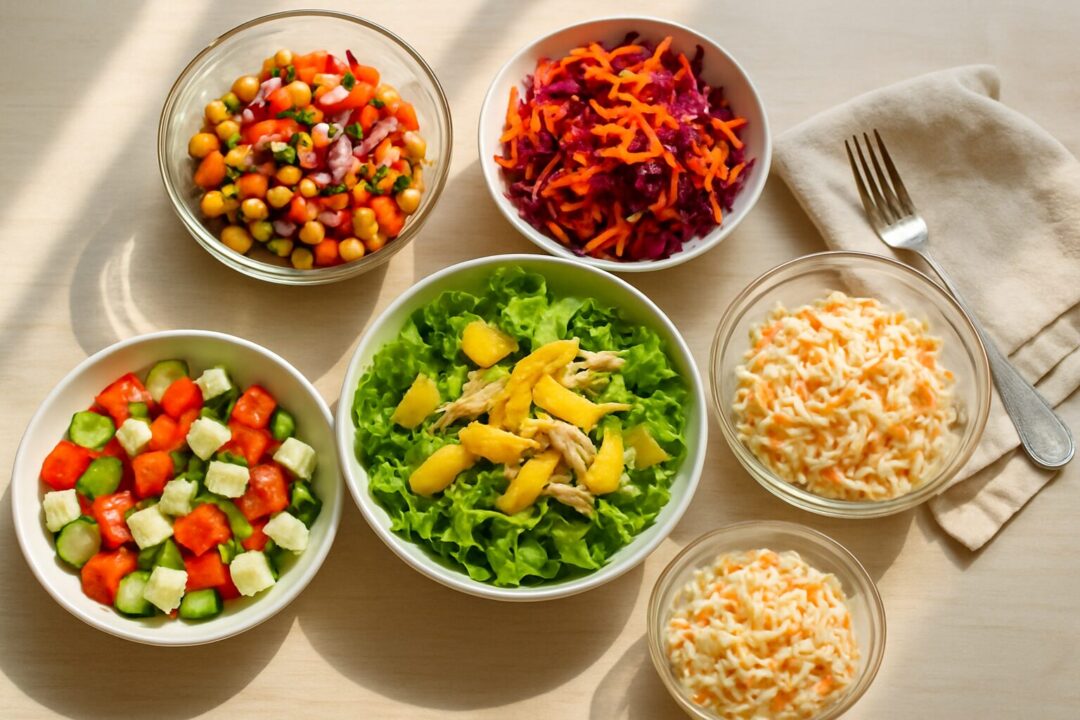 Saladas Econômicas e Nutritivas: Refeições Leves para o Dia a Dia