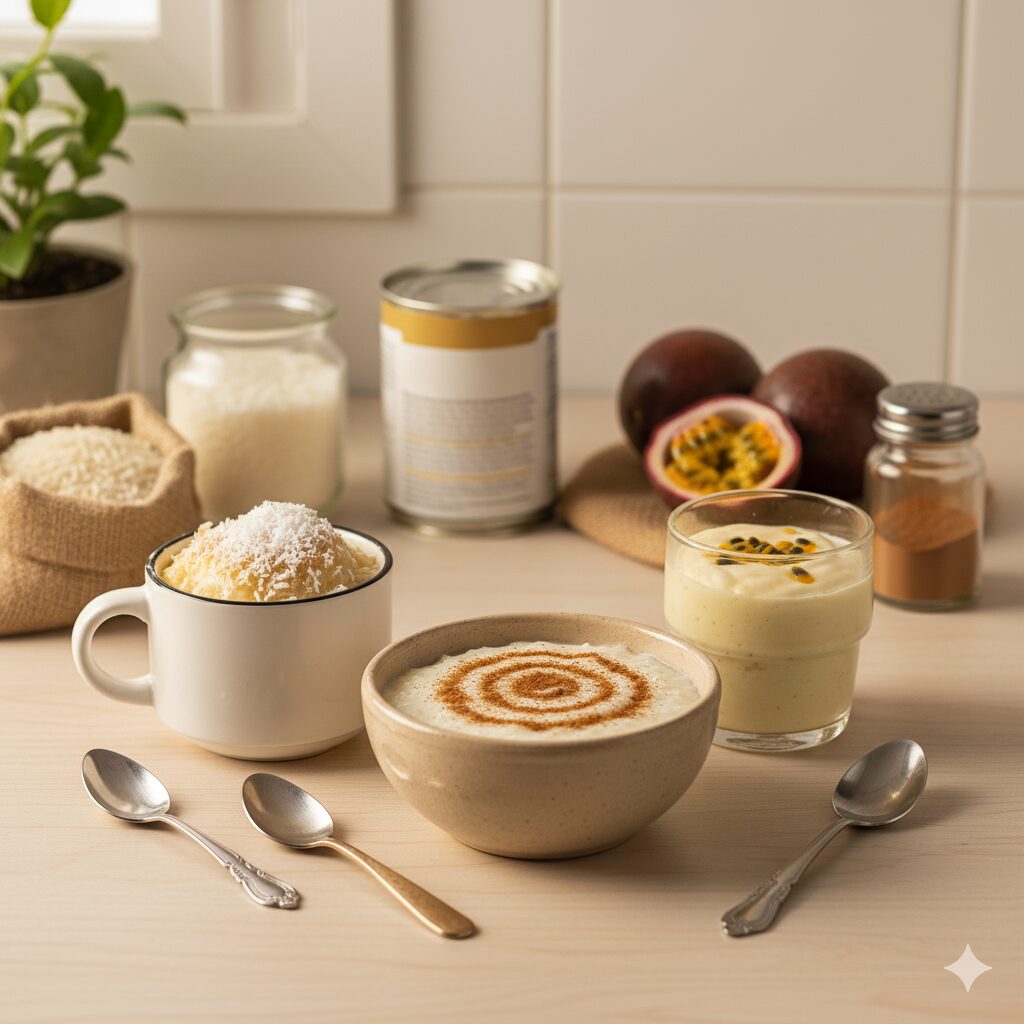 O Prazer da Receita de Colher: Doces Cremosos e Aconchegantes