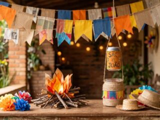 Decoração de São João com material reciclável: ideias quase sem custo