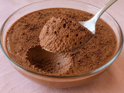 Mousse de Chocolate e Café