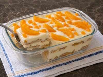 Pavê de Pêssego e Coco